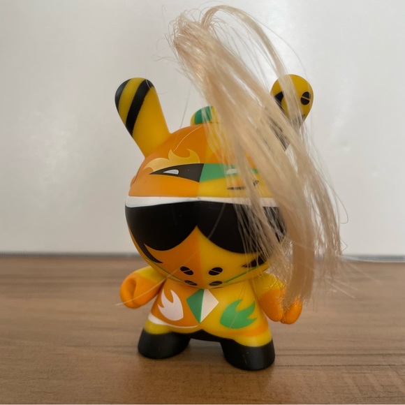 Kidrobot Art of War Dunny Patricio Oliver Set of Three Knights Yellow Red Teal - Picture 13 of 13